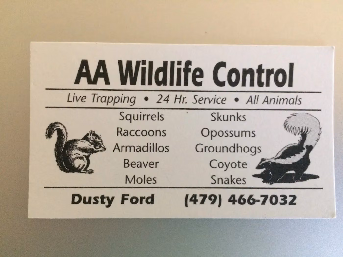 AA Wildlife Control photo, Pest control in Springdale, AR