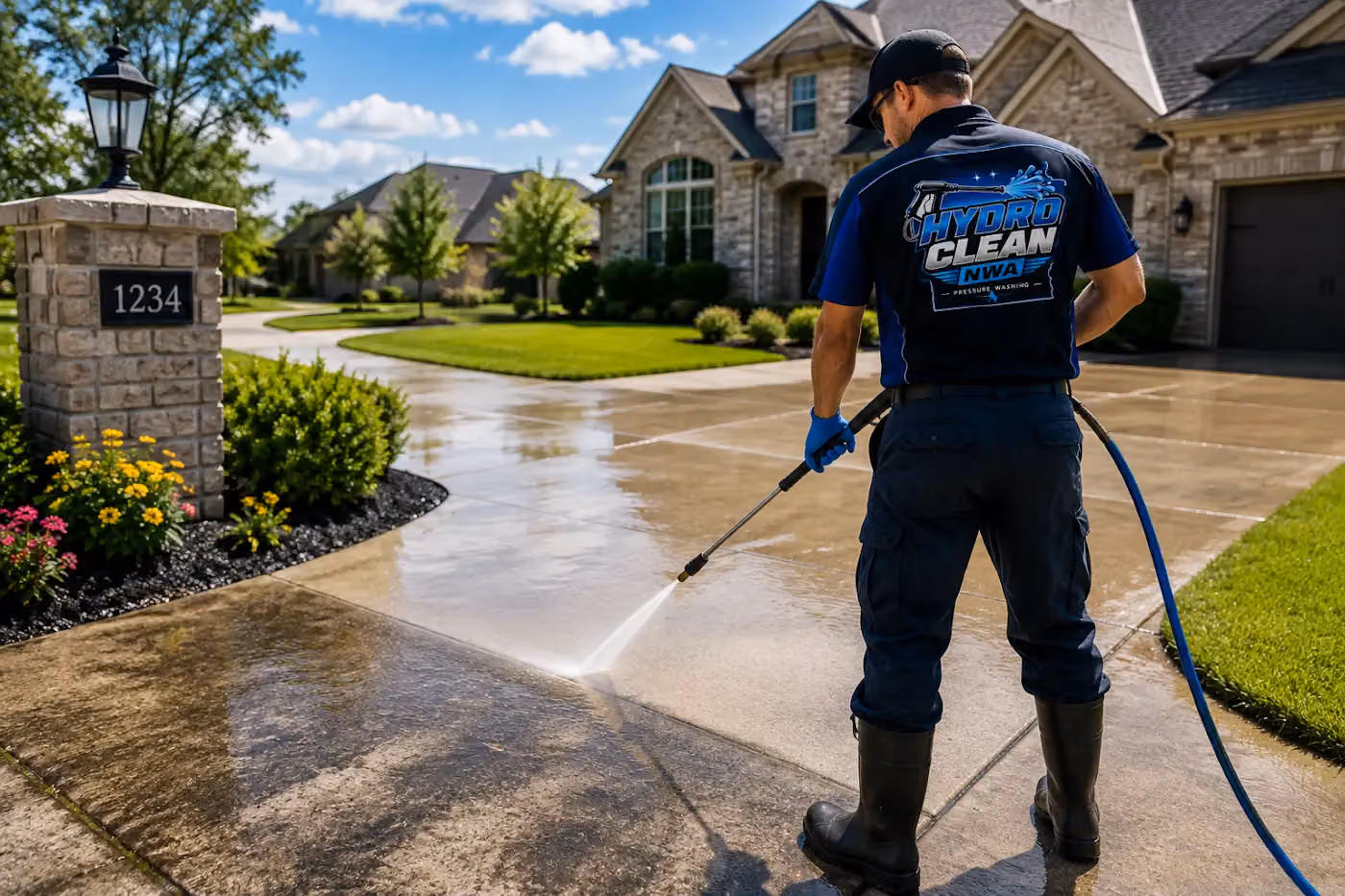 Hydro Clean NWA photo, Pressure washing in Northwest Arkansas