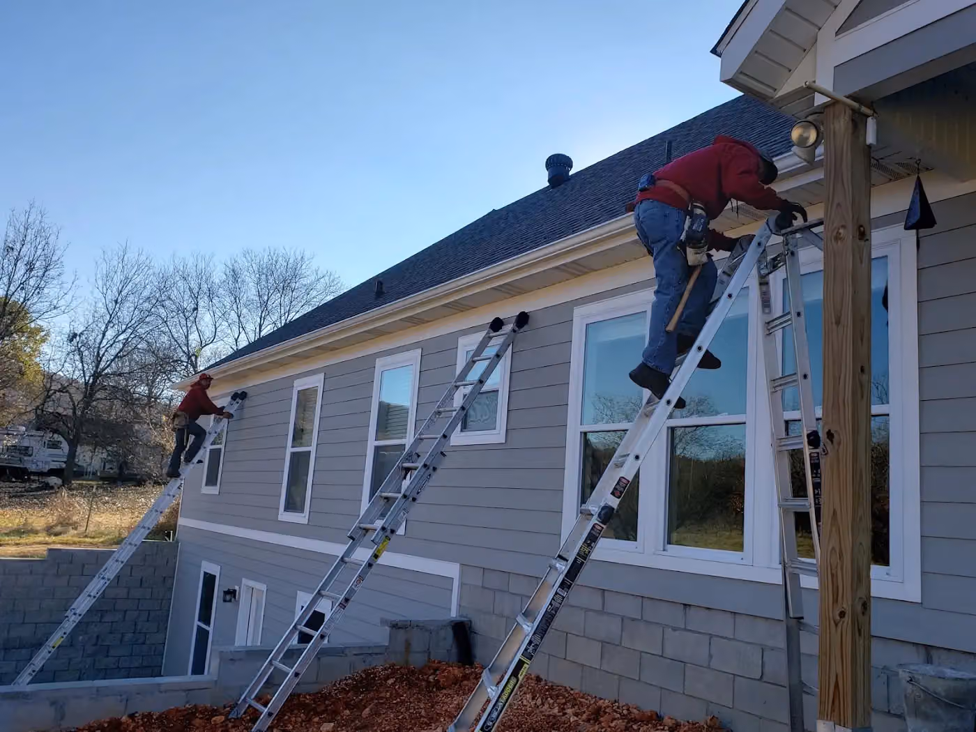 TNJ Seamless Gutters photo from the Google listing