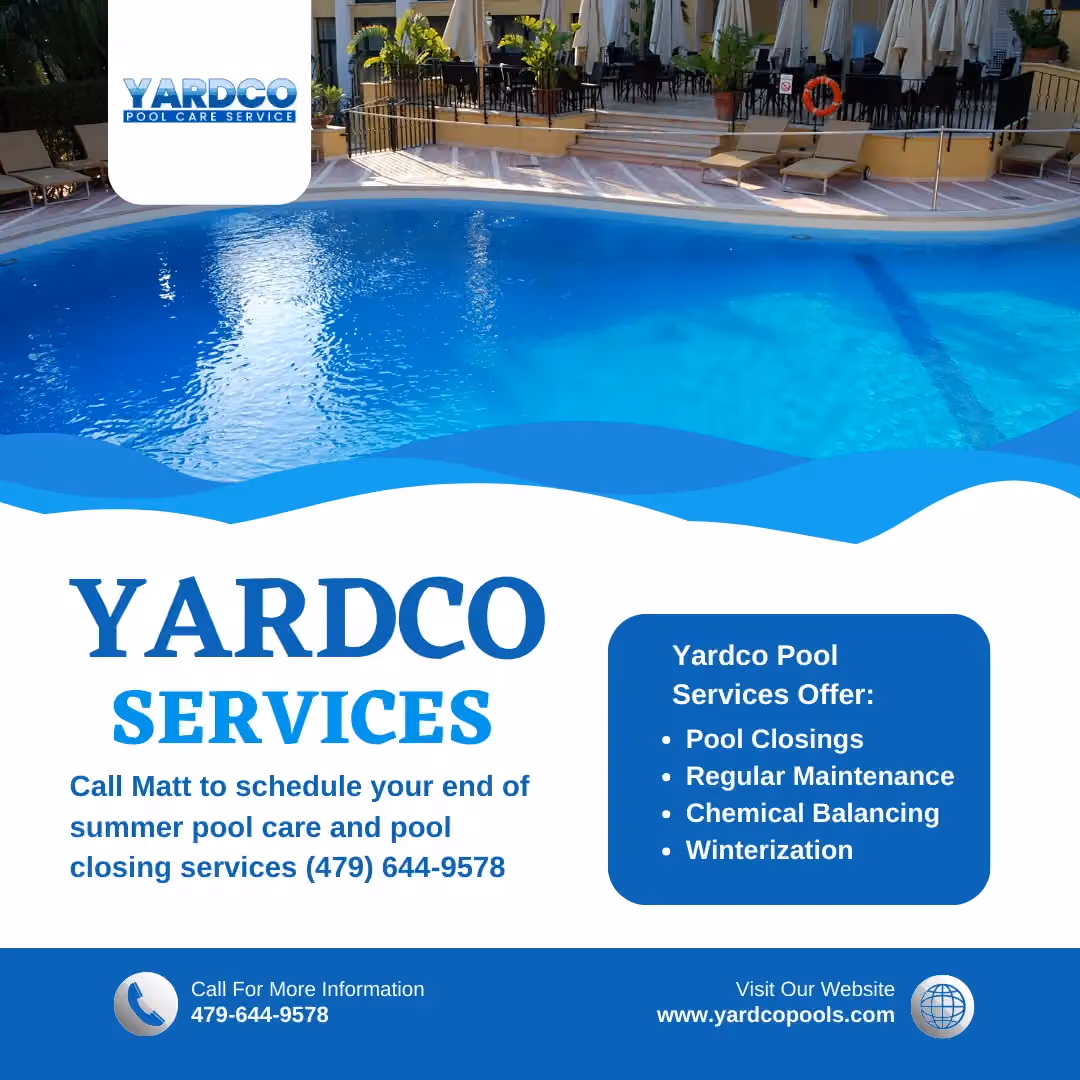 Yardco Services photo, Pool service in Northwest Arkansas