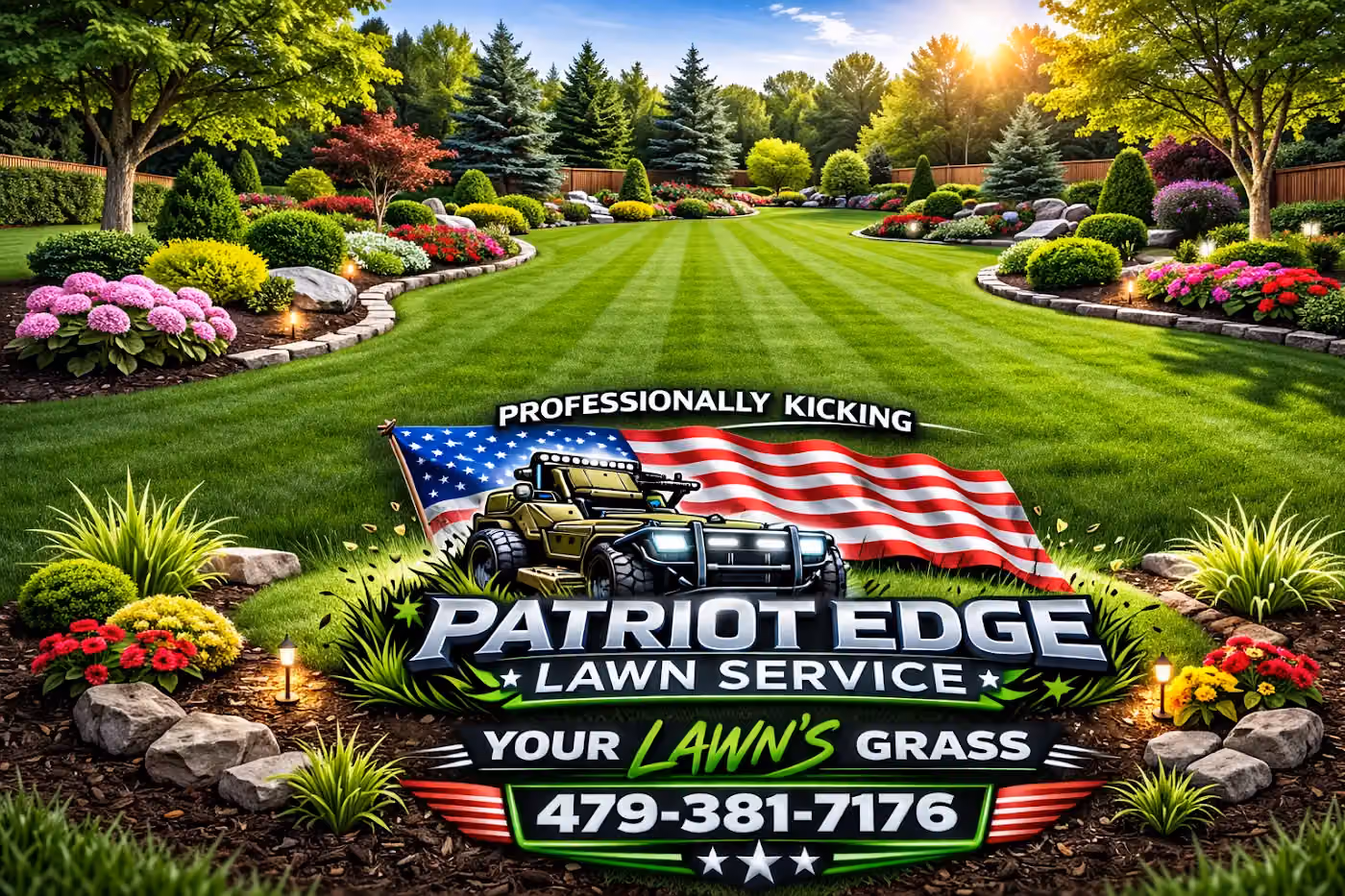 Patriot Edge Lawn Service photo, Landscaping and lawn care in Northwest Arkansas
