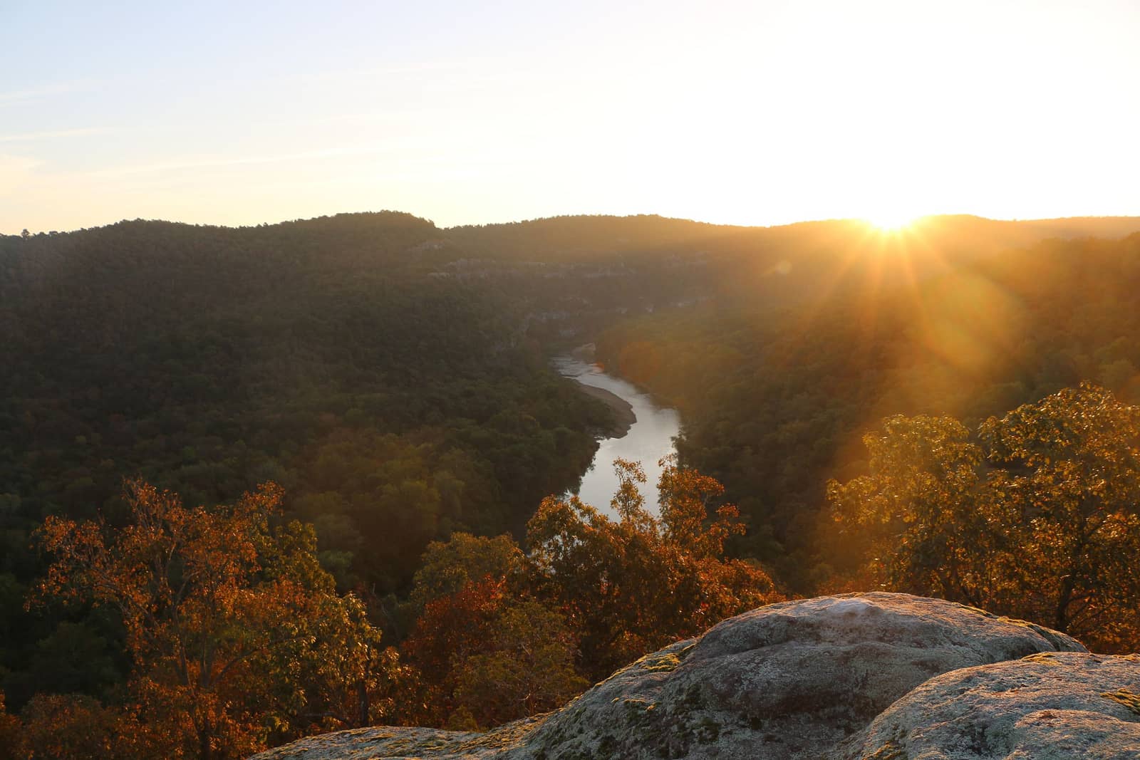 The Buffalo River in the Ozarks of Northwest Arkansas